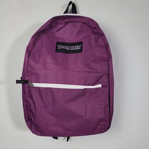Trailmaker Classic 2 Pocket Backpack Purple School College Zippers Adjustable